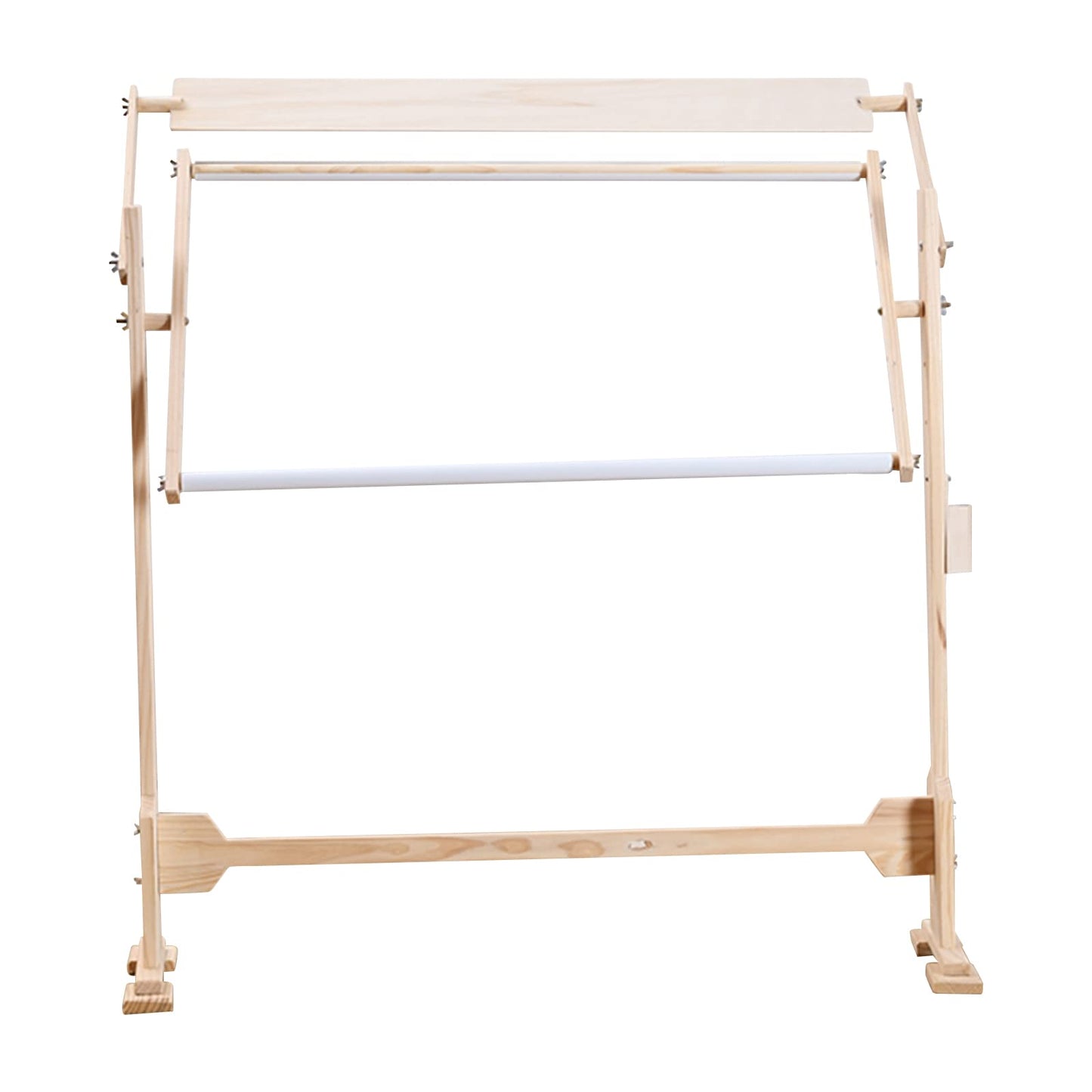 ELUKHT Embroidery Frame, Stand, Cross-Stitch Frame, Adjustable, Wooden Frame to Embroidery Frame, Needlework Stand Wooden Embroidery Frame
