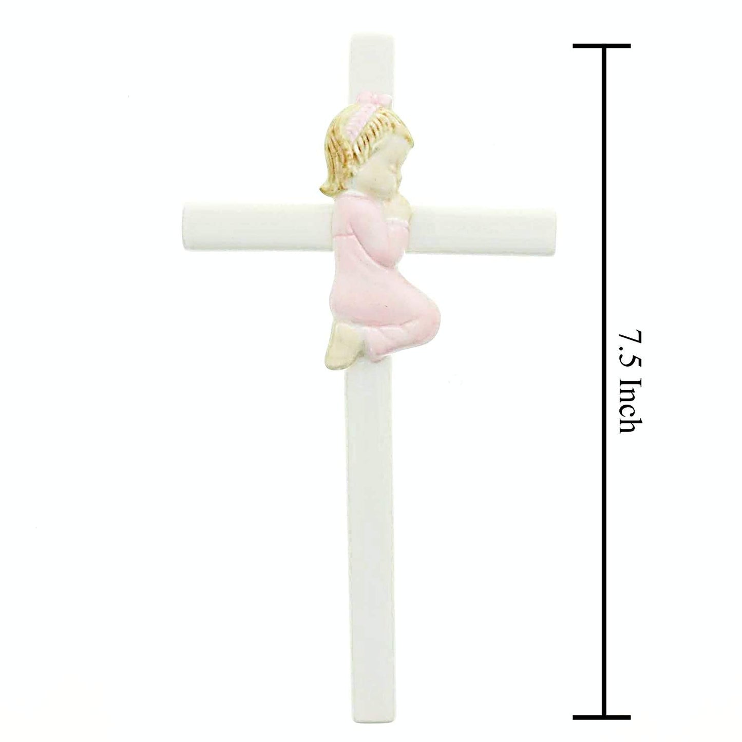 Roman Giftware Inc. Valencia Praying Girl, 7.5" H, Children's Gifts, New Baby, Durable, Religious