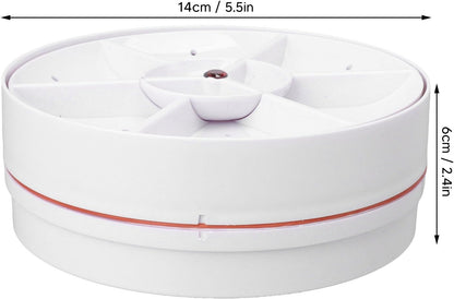 TOPINCN Portable USB Dishwasher: Mini Dish Washing Machine for Household Kitchen, Quickly Removes Dishware, Red