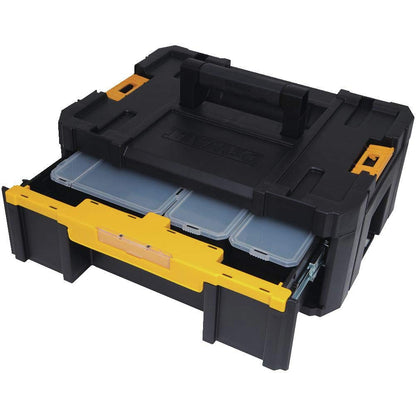 DEWALT Tool Organizer, TSTAK III, Single Deep Drawer, Heavy Duty Latches, Removable Compartments for Small Tools and Accessories (DWST17803)