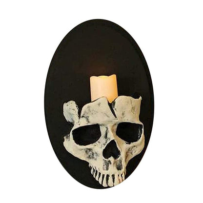 shenruifa Skeleton Wall Candle Holder Spooky Decor for Halloween Party Decoration 15cm (1)