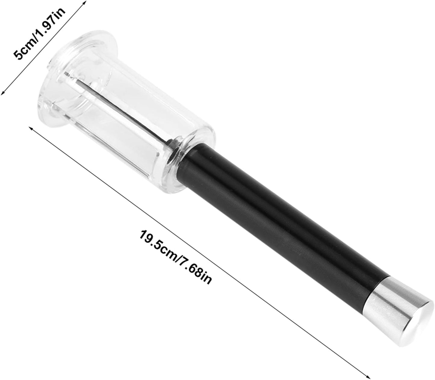 Easy Air Pump, Black Pneumatic Corkscrew for Red Wine Bottle Opener, Cork Remover