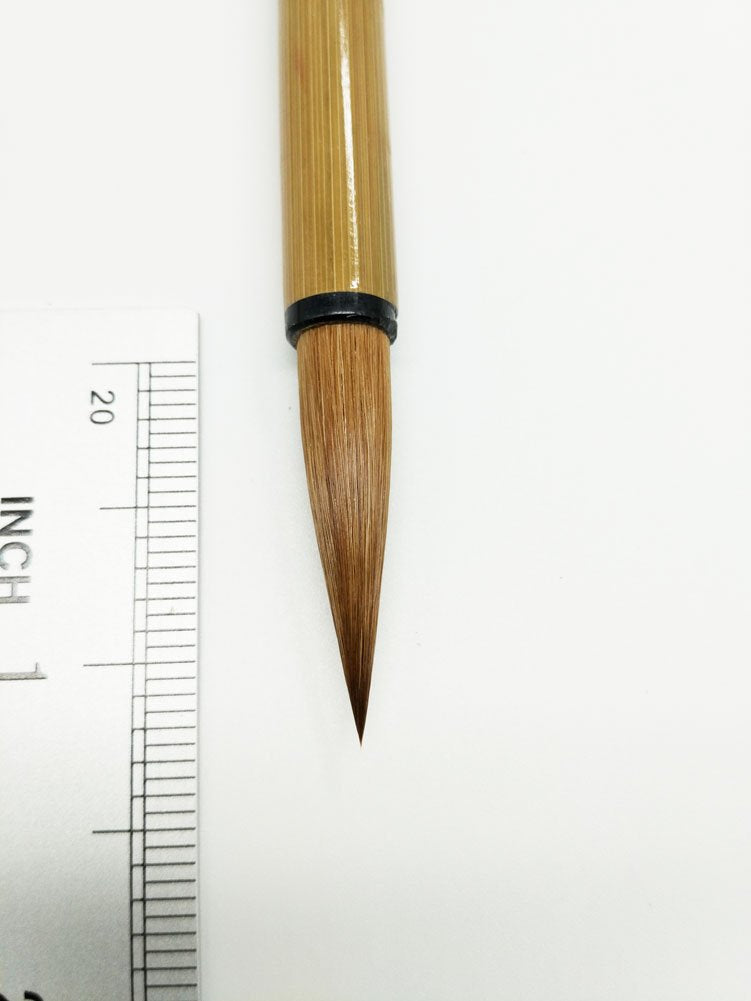 Easyou Hu Brush Chinese Brush for Running Cursive Script of Calligraphy and Landscape Drawing Bamboo Orchid Painting Wolf Hair(Weasel) 3pcs/pack(Size:L+M+S) lhsh