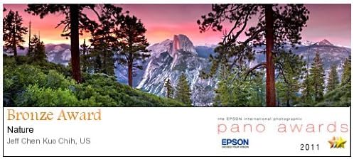 Award Winning Landscape Panoramic Art Print Poster: Yosemite National Park (Sunset)