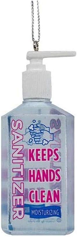 Novelty Christmas Ornament - Hand Sanitizer Bottle for Holiday Decor