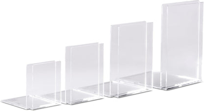 Acrylic Book Ends, 16 x 15 x 21 cm