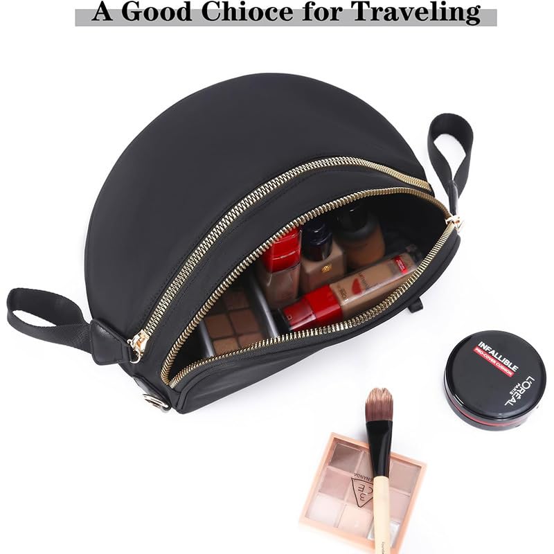 Checkered Crossbody Bum Bags for Women Nylon Checkered Purse Checkerboard Fanny Pack