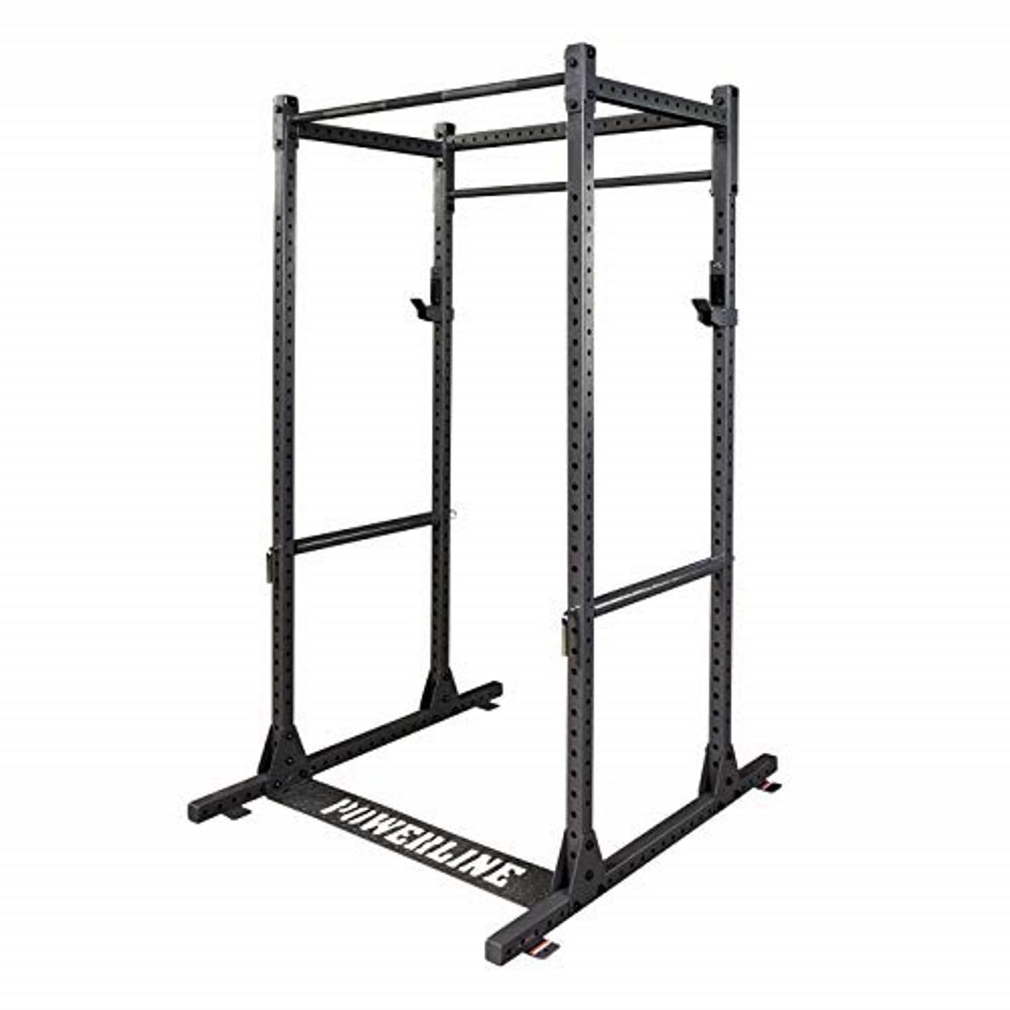 Body-Solid Powerline (PPR1000) Power Rack - Steel Frame Squat Cage with J-Cups and Safety Pipes for Home Gym Strength Training