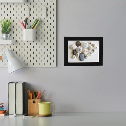 HD Glass Wooden Black Hollow Photo Frame, 4x6 Shadow Box for Flower Pressing, Seashell Display, Pet Memorial (10pcs)