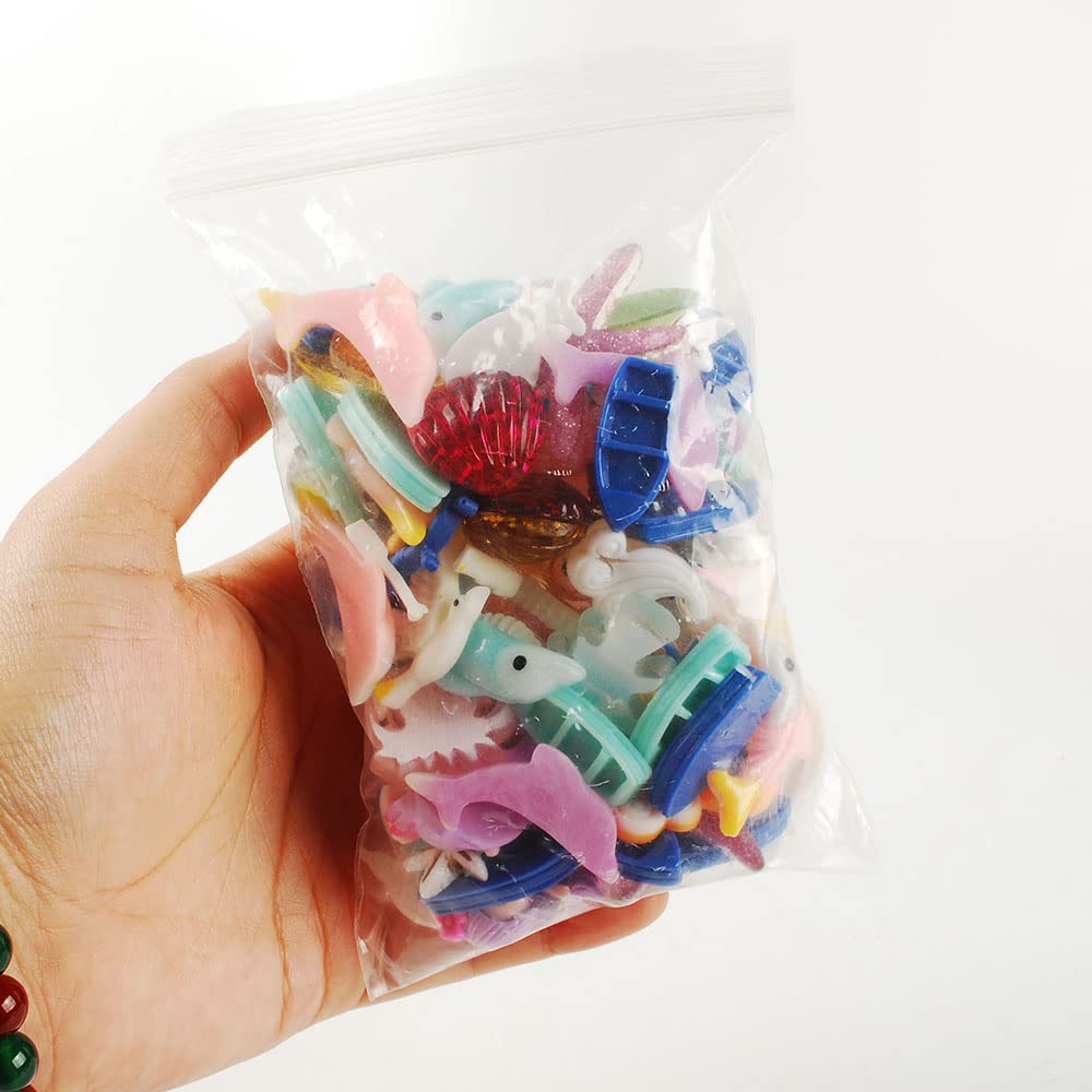 NWFashion 112PCS Miniature Decor Dessert Pastry Toy Food Cake Topper Scrapbooking Shoe Decoration Charms (Sea)
