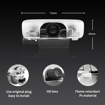 akarin 2 PCS LED Car Door Logo Lights Projector for Sienna 2021-present Aluminum Puddle Lamp