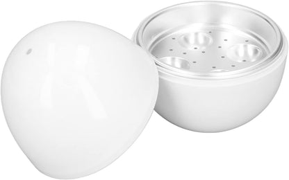 4 Egg Cooker, Hard Boiled Rapid Egg Cooker, Compact Design ABS Material, Kitchen Microwave Function