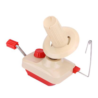 WGFOIP Thread Ball Winder, Hand Operated Plastic Metal Winders with Clip Table Design, Compact Yarn Winder for Knitting Sewing Projects