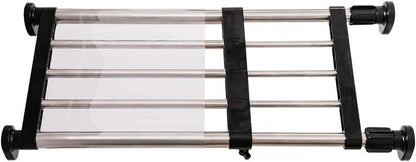 Closet 15.75-23.62inches Hershii Expandable Tension Shelf Rod Adjustable Metal Storage Rack Cabinet Organizer DIY