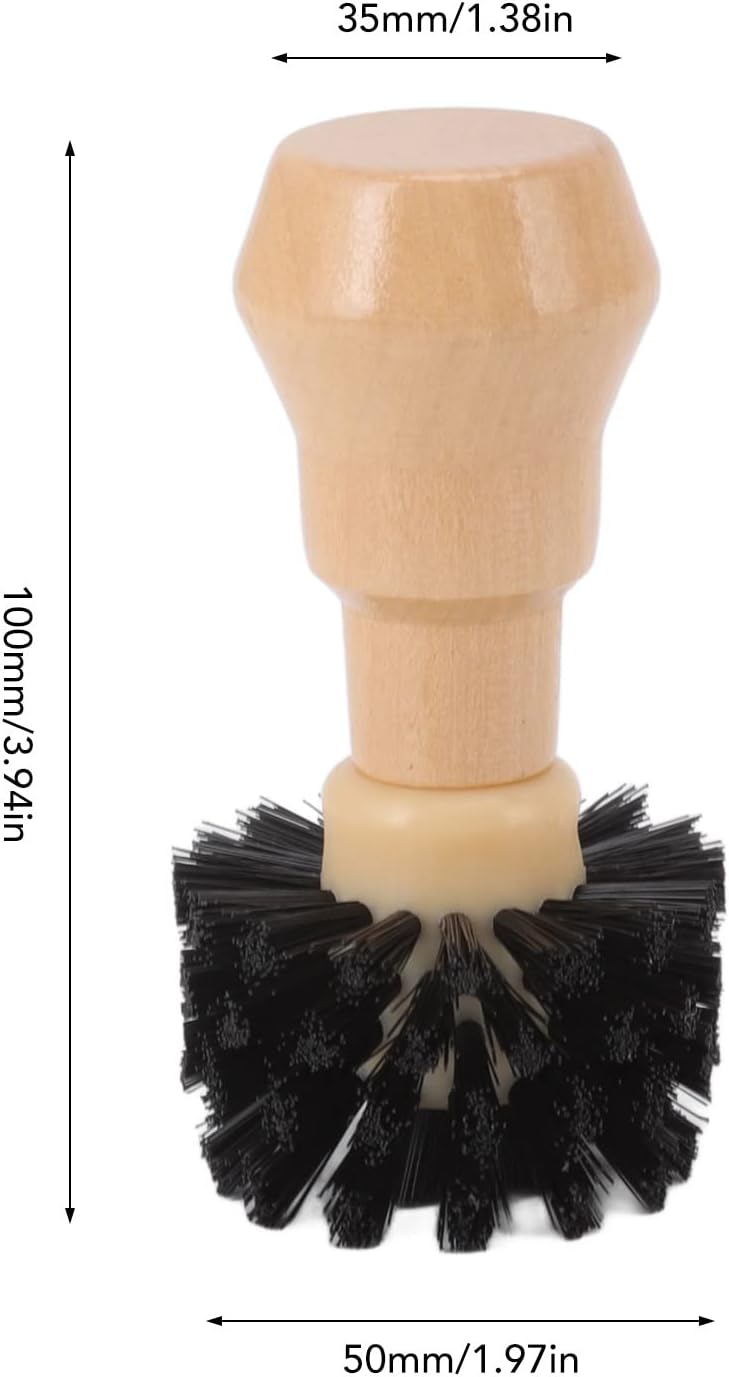 Portafilter Brush, Professional Barista Tool for Cleaning Coffee Basket (51/54mm)