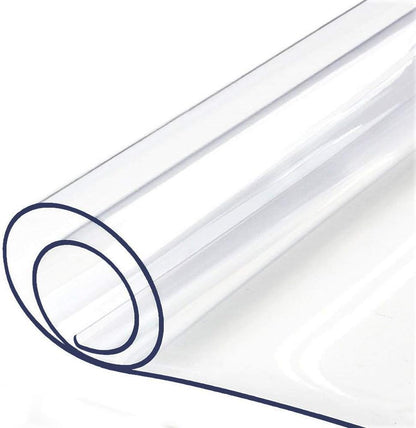 24x48 Inch Clear Table Cover Protector for Kitchen Dining Room Wood Furniture Plastic Tablecloth Protector Easy Clean