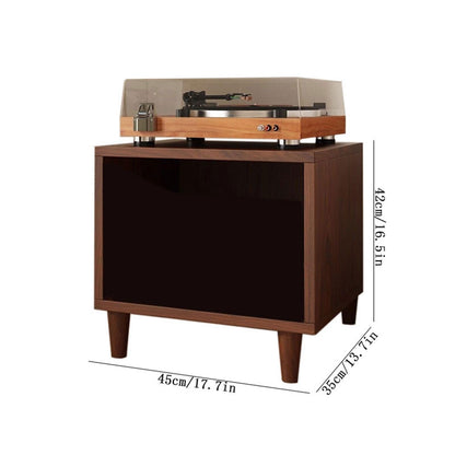 XJOYSL7921 DVD Storage Storage Rack Vinyl Record Display Cabinet Wooden Storage Shelf for Home Office CD Rack Tower