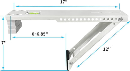 Foozet Window Air Conditioner Support Bracket, Light Duty Window AC Bracket, Supports Up to 165 lbs