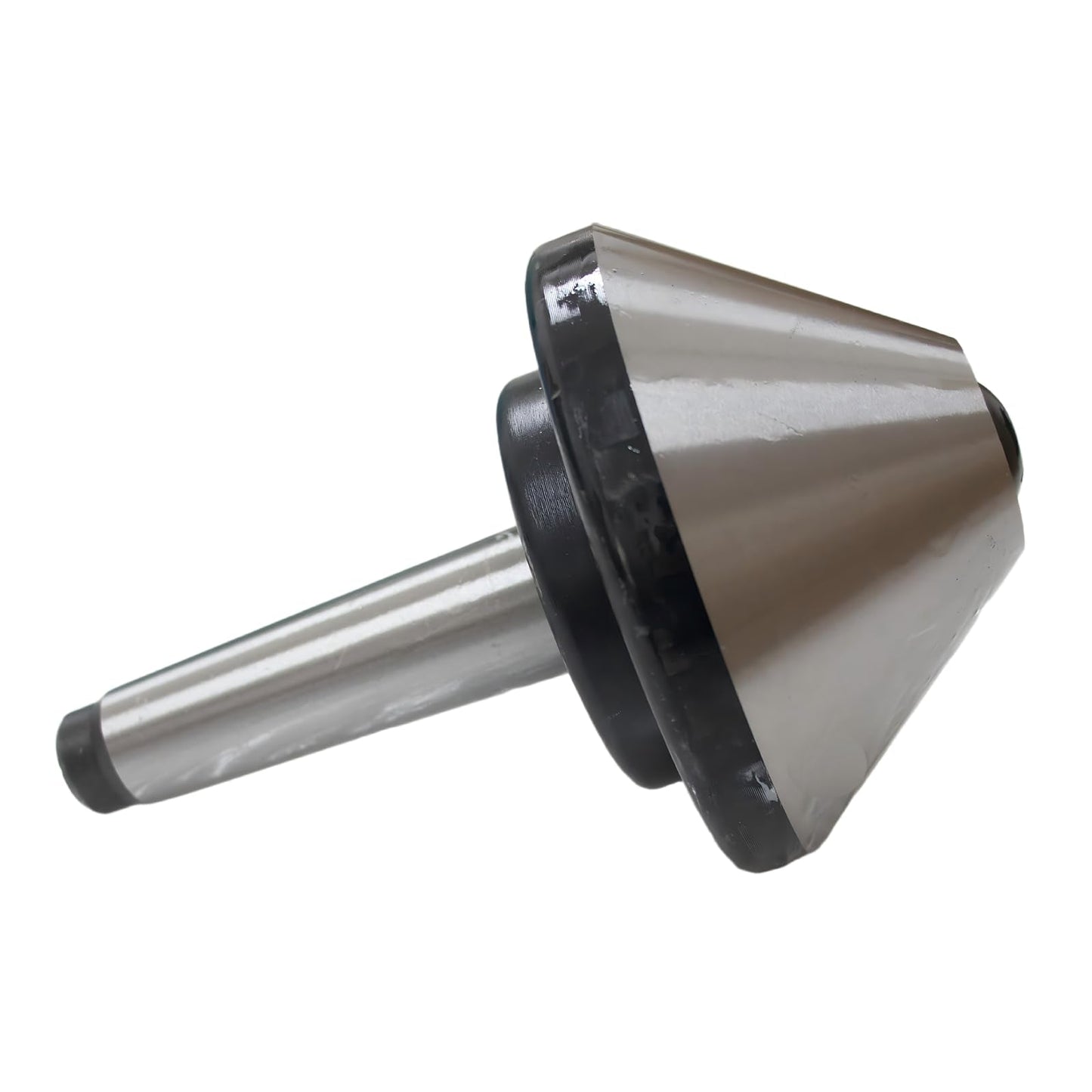 4.72" (120mm) MT3 Bull Nose Live Center for Lathe, Morse Taper #3 75° Bull Nose Lathe Center, Heavy Duty Alloy Steel Live Center with MT3 Shank for Wood & Metal Lathe