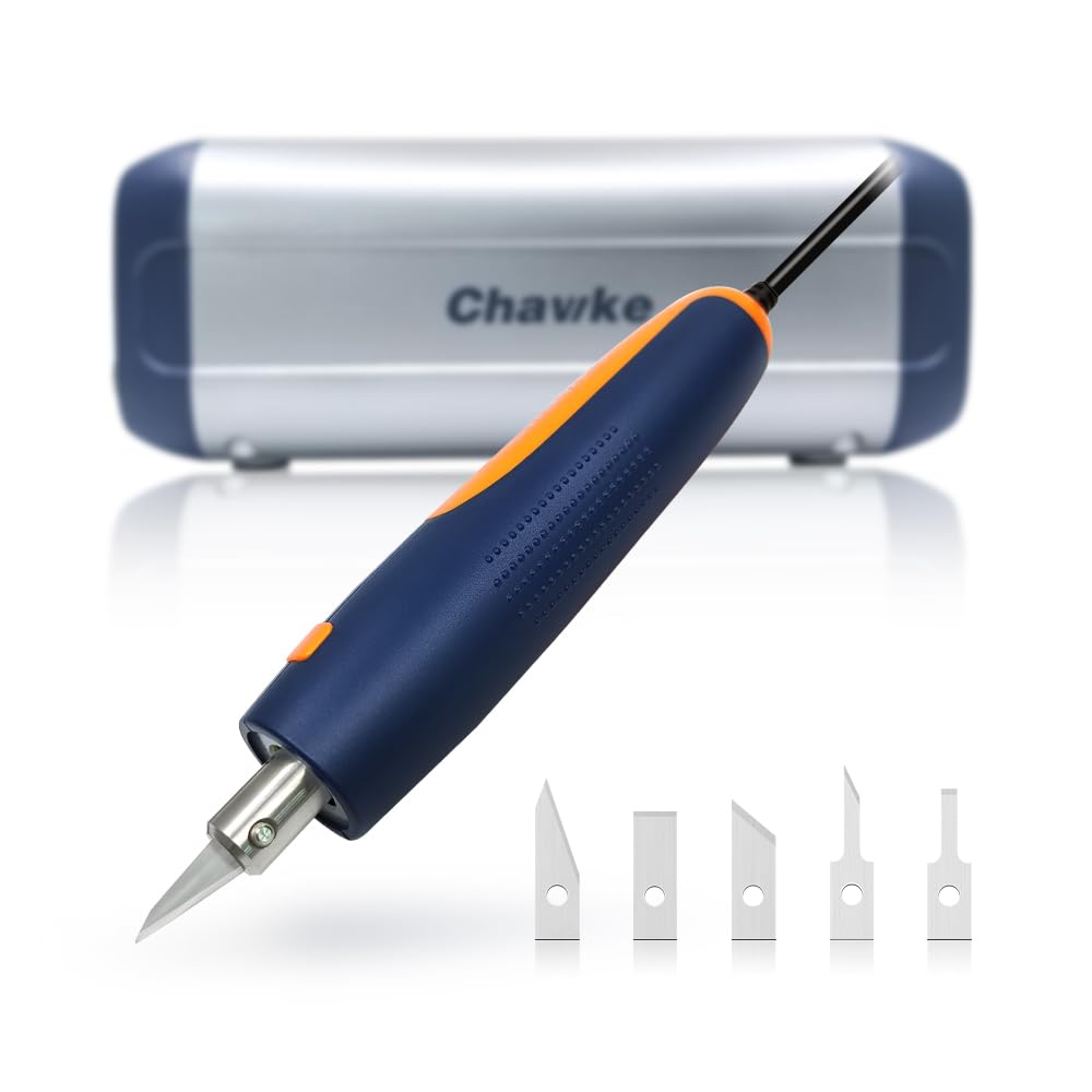 Chawke Profession 65W Ultrasonic Cutter Knife 40kHz Vibration Cutting 3D Print Resin, Dental Model Plastic, Car Modification Carbon fiber Acrylic Trimming Deburr DIY Power-driven Tools (Pro Version)
