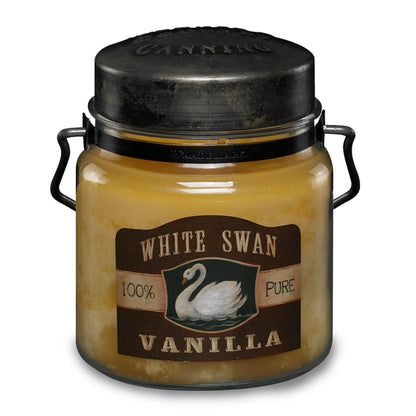McCall’s Candles | French Vanilla | 16 oz Scented Candle | USA-Poured | Vintage Rustic Jar with Carrying Handle | Smooth Creamy French Vanilla Fragrance