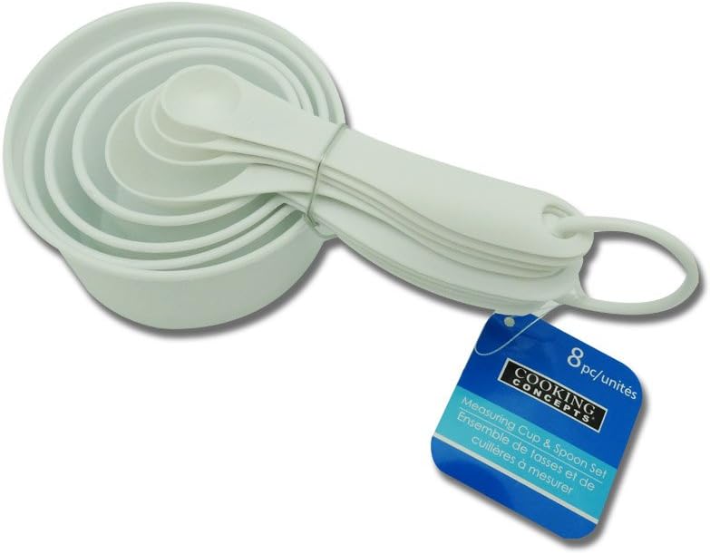 8 Pieces Measuring Cup & Spoon Set