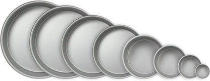 PME Professional Aluminum Baking Pan - Round 7 x 3in