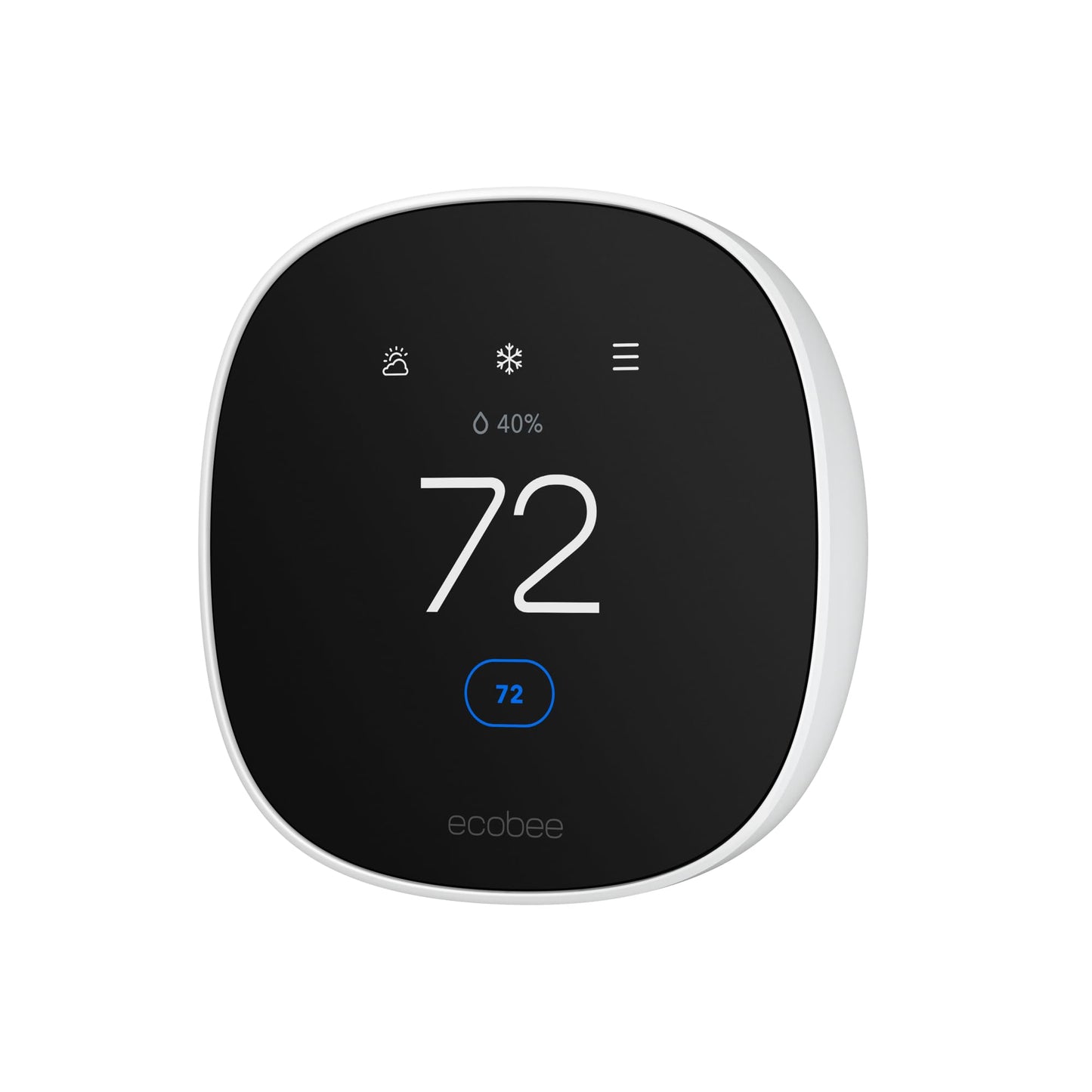 New 2025 ecobee Smart Thermostat Essential - Energy Star Certified programmable Wi-Fi Thermostat - Works with Siri, Alexa, and Google Assistant