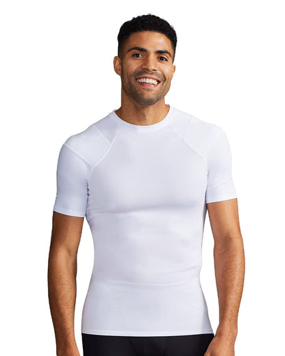 Tommie Copper Shoulder Support Shirt for Men, Posture Corrector Compression Shirt with UPF 50 Sun Protection