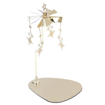 KooingTech 7.1in Spinning Candle Holder, Rotary Candle Holder, Chime Candle Holders Suitable for Party Decorations Photography Props Bars Cafes and Various Other Venues