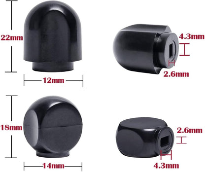Mixer Speed Control Knob Replacement Part, Plastic Lock Lever Black Knobs Kit for KitchenAid Stand Mixers