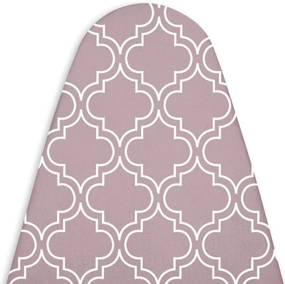 Encasa Ironing Board Covers (57"x22"), Drawstring Tightening with Thick 3 mm Felt Padding, Scorch Resistant, Printed