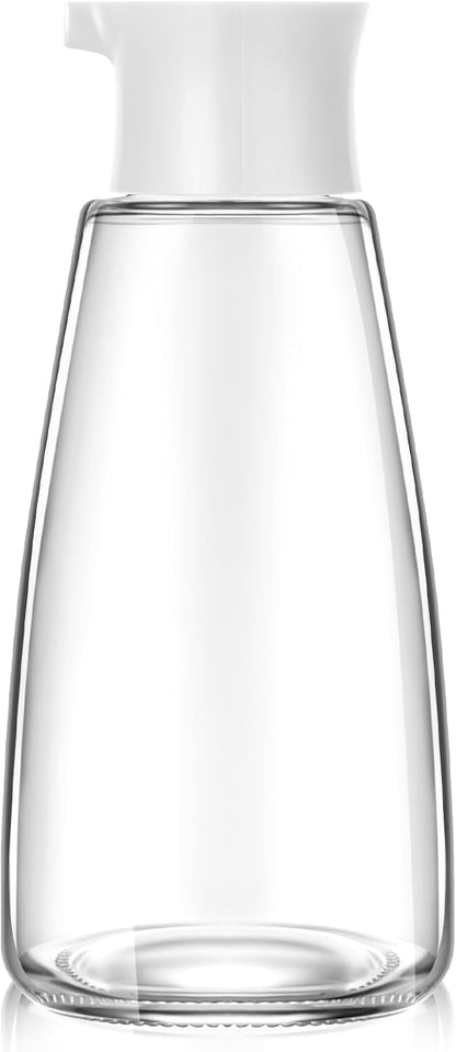 1 9.6 oz Pcs Cruet Dispenser for Olive Oil Vinegar Soy Sauce Dispenser Bottle Glass Soy Sauce Container Oil Bottle