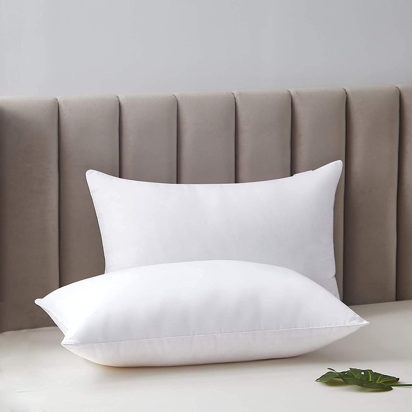 1 Count (Pack 1), Acanva Bed Sleeping Extra-Soft Sham Down Alternative Pillow Insert, of White