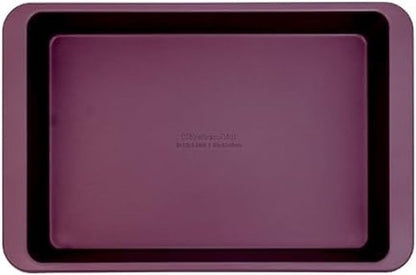 KitchenAid Nonstick Cake Pan - Swiss Engineered Aluminized Steel, Dishwasher Safe, Beetroot, 9 x 13 Inch