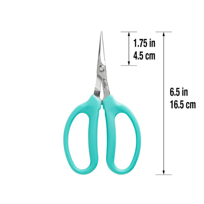 Beaditive Culinary Herb Scissors - Compact 6.5-Inch Stainless Steel Kitchen Scissors - Dishwasher Safe - Sharp Tip for Snipping Fresh Herbs