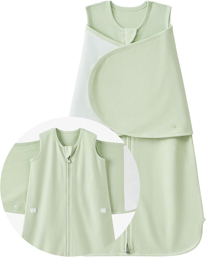 Skiennix Houdini Proof Baby Sleep Sack - Transitional Swaddle for Newborns 0-6 Months | 1.0 TOG