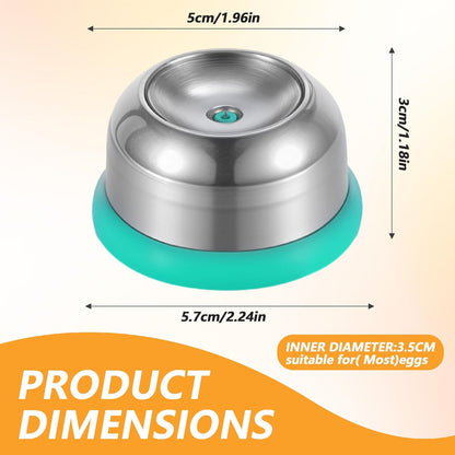 Ouligay Egg Piercer for Raw Eggs, Egg Hole Puncher for Bakery Kitchen Tools, Stainless Steel Egg Poker with Sturdy Base