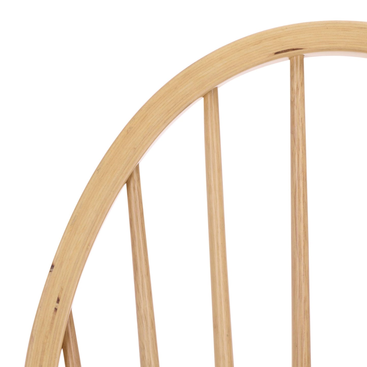 SAFAVIEH Furniture - Wendall Chair Set of 2 - Natural Solid Wood - Windsor Style High Back Spindle Chair - Ideal for Dining Room, Kitchen, 18" Seat Height (DCH8509B-SET2)