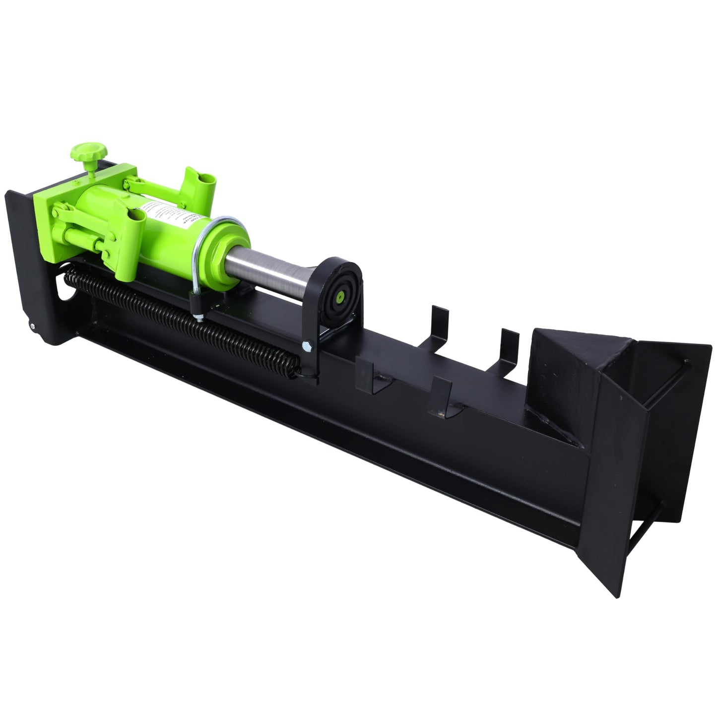 10 Ton Horizontal Log Splitter Wood Cutter Manual Hydraulic 2 Speed Wheel Hydraulic Log Splitter: Durable Manual Wood Splitter with Horizontal Full Steel Beam, Labor-saving Machine - Stable and Safe