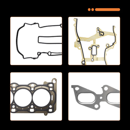 1.4L Cylinder Full Head Gasket Set with Head Bolt Kit for Chevy Cruze/Cruze Limited/Trax/Sonic 2011-2016, for Buick Encore 2013-2016 1.4L 83ci Gas Turbo OE#HS26540PT-1, HSCV001, HS54898, HS31411
