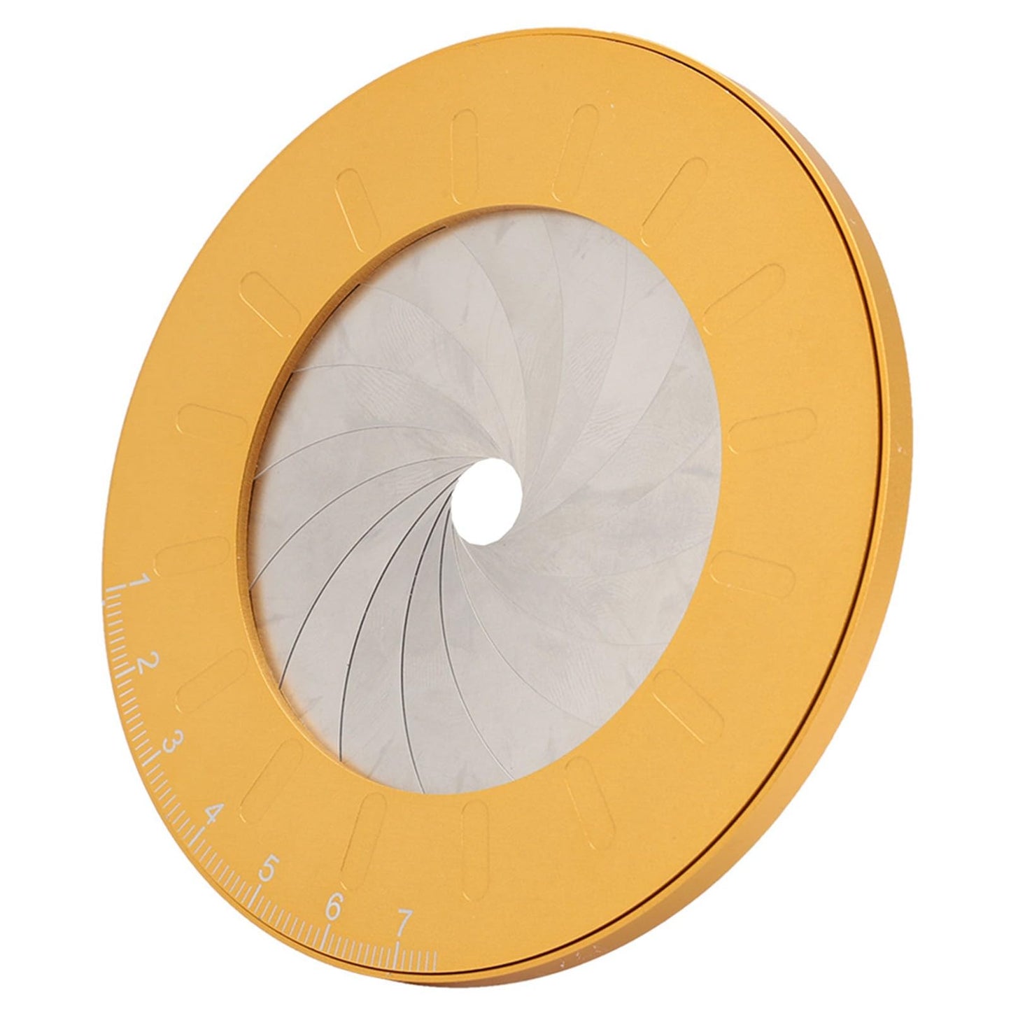 Stainless Steel Circle Template Ruler Rotary for Accurate Drawing Measuring Drafting Woodworking Tool