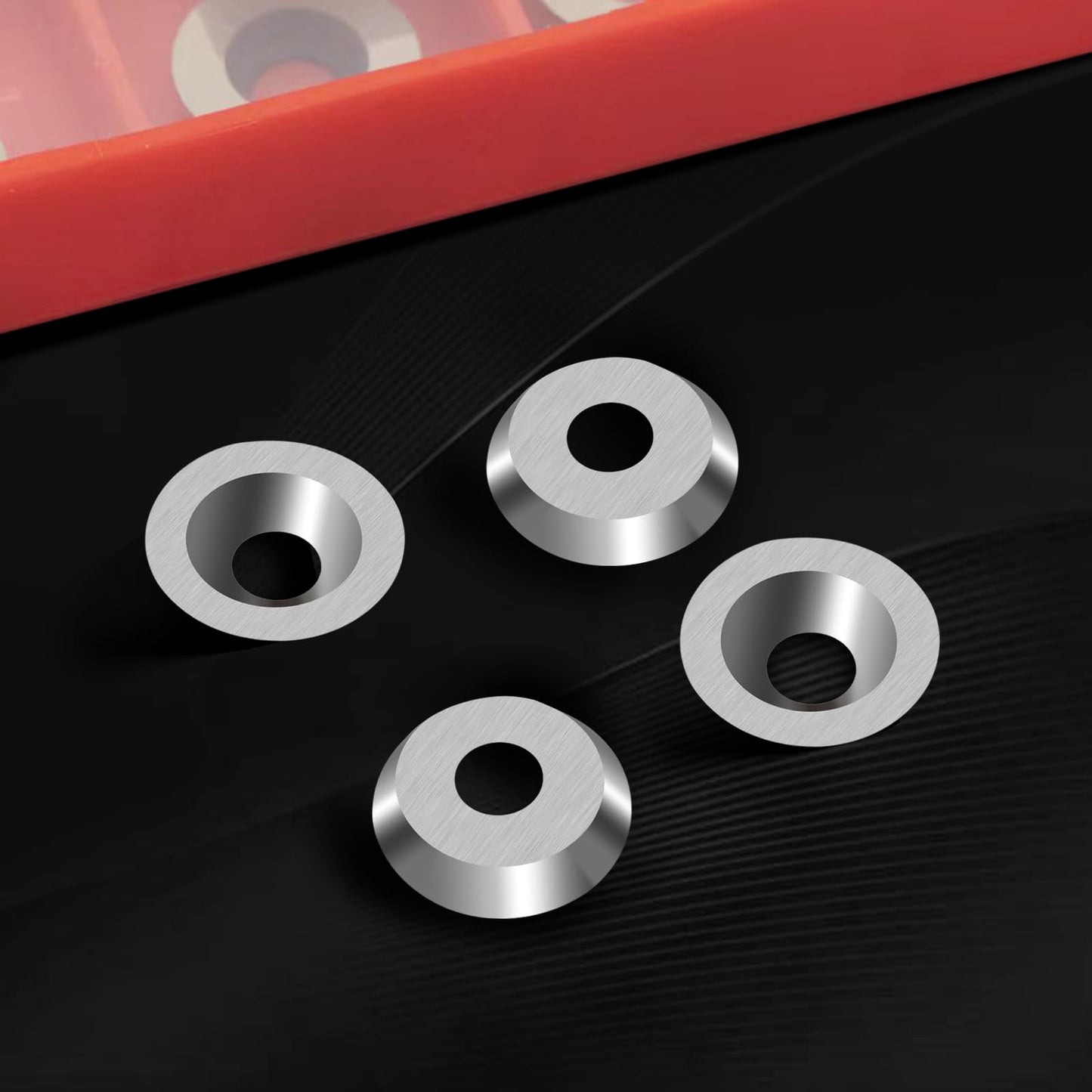 12mm Round Carbide Inserts for Woodturning, R12 X 2.5mm Indexable Tungsten Carbide Cutter Inserts Set fits for DIY Woodworking Wood Lathe Turning Finisher Hollower Tools with Screws 10pcs