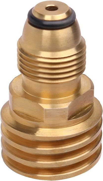 DOZYANT Propane Tank Adapter - Convert POL LP Tank to QCC1/Type1 Hose or Regulator | Easy Upgrade