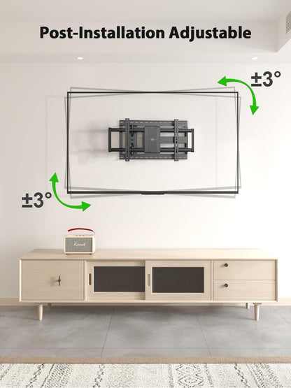 USX Mount Long Arm TV Wall Mount - Full Motion Design for 42-95 Inch TVs | 40 Inch Extension, Swivel & Tilt, 150lbs Capacity