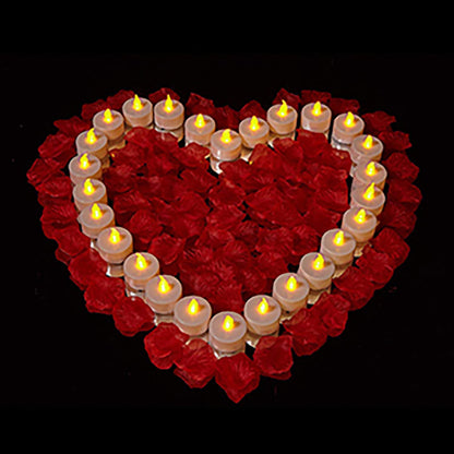 LED Tea Lights with Remote Control: Battery Operated Realistic and Bright Flickering Long Lasting 400+Hours Flameless Candles for Home Decor Holiday Wedding Party Valentine's Day(24Pcs WarmYellow)