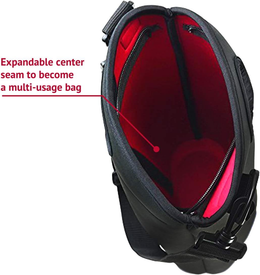 2 Bottle Wine Carrier Travel Bag - Thick Insulating Neoprene Tote, Expandable Design with Adjustable Shoulder Strap