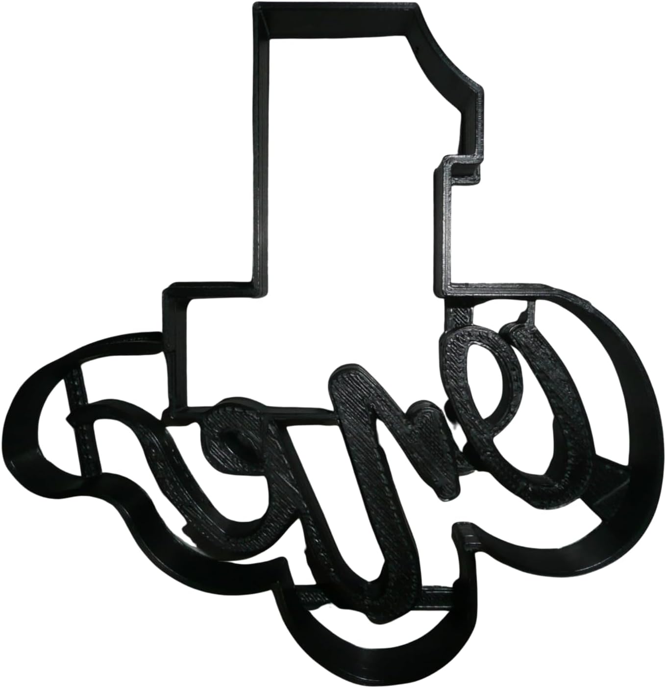 NUMBER ONE 1 BIRTHDAY ANNIVERSARY PARTY COOKIE CUTTER, MADE IN USA, PR2402