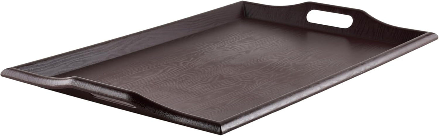 GET RST-2517-1-M 25" 16", G.E.T. Coffee Table / Ottoman Tray with Handles, x Mahogany