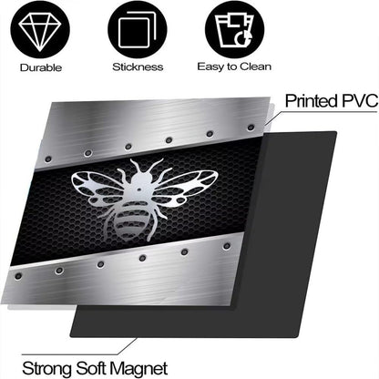 Silver Butterfly Dishwasher Magnet Cover, 23" x 26" Kitchen Decor, Stainless Steel Effect Vinyl Decal for Home Appliance